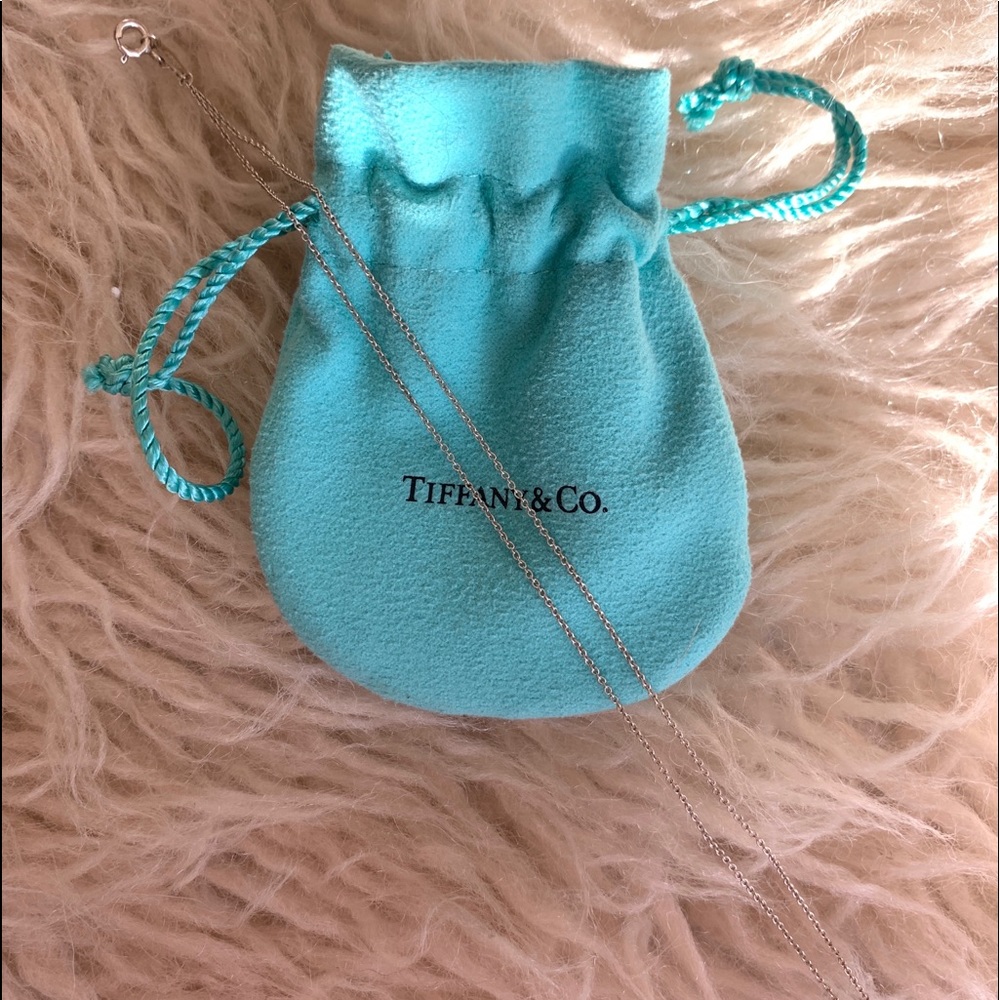 TIFFANY & CO WHITE GOLD CHAIN!